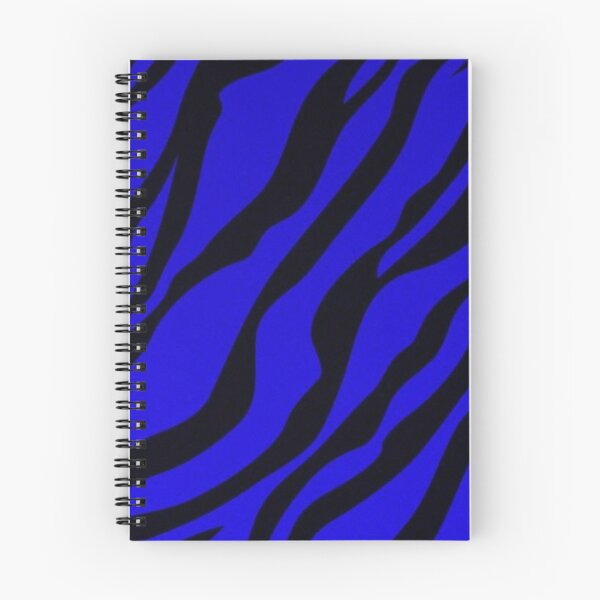 Item preview, Electric Blue and Black Tiger Stripes - Neon Cobalt Zebra Pattern designed and sold by LYAN-STORE.