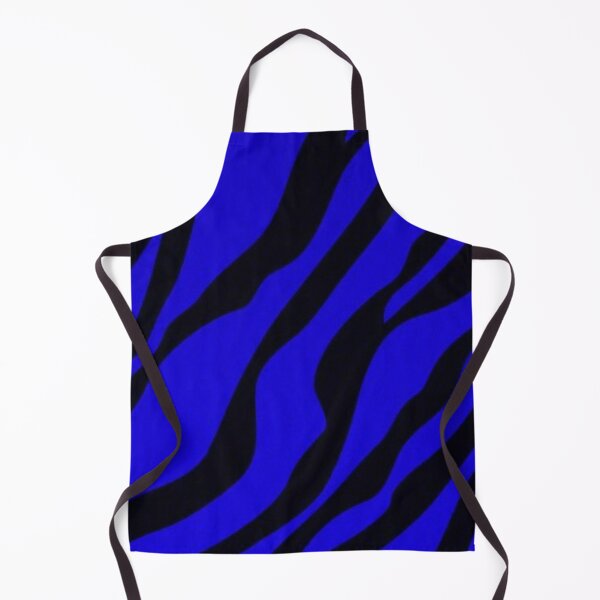Item preview, Electric Blue and Black Tiger Stripes - Neon Cobalt Zebra Pattern designed and sold by LYAN-STORE.