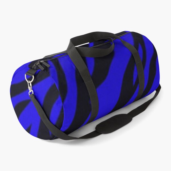 Item preview, Electric Blue and Black Tiger Stripes - Neon Cobalt Zebra Pattern designed and sold by LYAN-STORE.