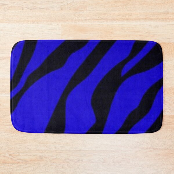 Item preview, Electric Blue and Black Tiger Stripes - Neon Cobalt Zebra Pattern designed and sold by LYAN-STORE.