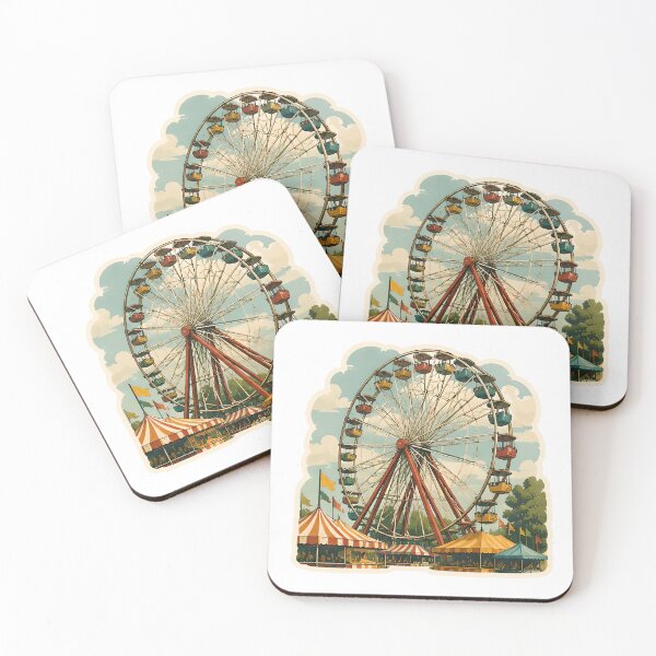 Item preview, Iowa State Fair Ferris Wheel Watercolor designed and sold by ChemicalXShop.