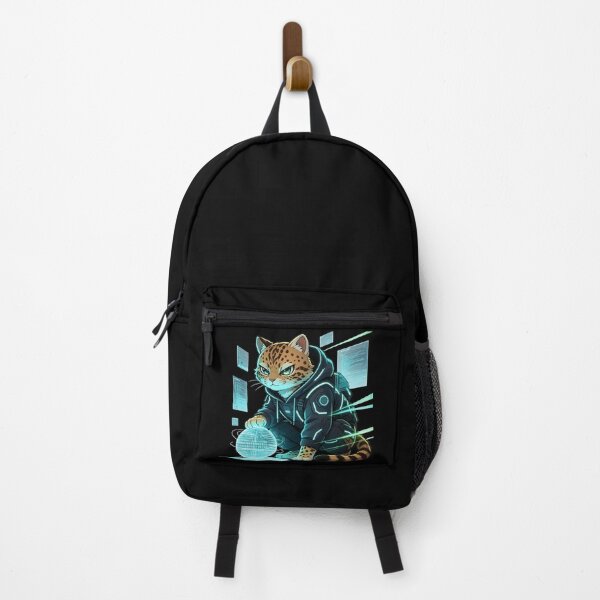 Item preview, Cyber-Hacker Felis Nigripes - Elite Data Master Cat designed and sold by ABYSSLAB.