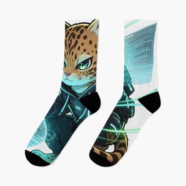 Item preview, Cyber-Hacker Felis Nigripes - Elite Data Master Cat designed and sold by ABYSSLAB.