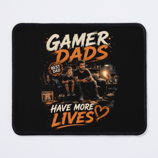Item preview, Gamer Dads Have More Lives – Father & Son Gaming T-Shirt | Best Dad Gift designed and sold by Peter Kaul.