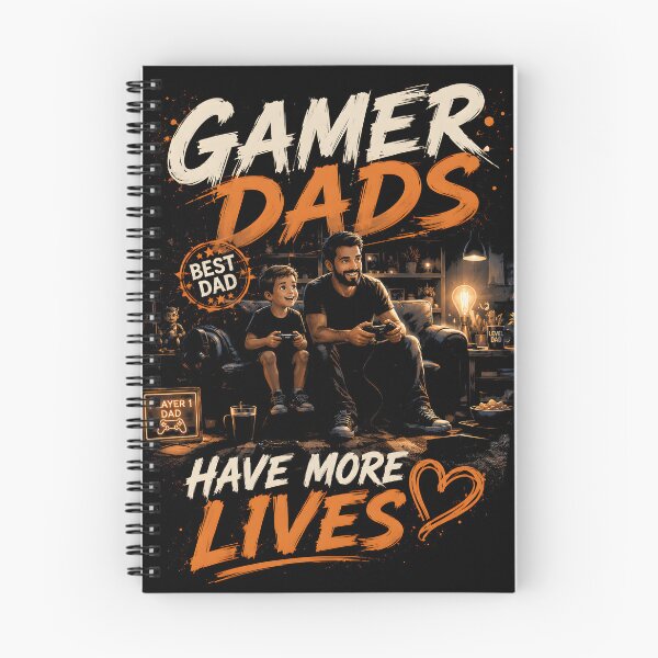 Item preview, Gamer Dads Have More Lives – Father & Son Gaming T-Shirt | Best Dad Gift designed and sold by Peter Kaul.