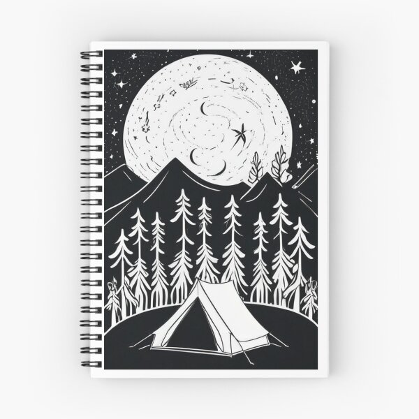 Item preview, Art - Stylized Night Landscape, Expressionist Inspiration designed and sold by Reverso-Design.