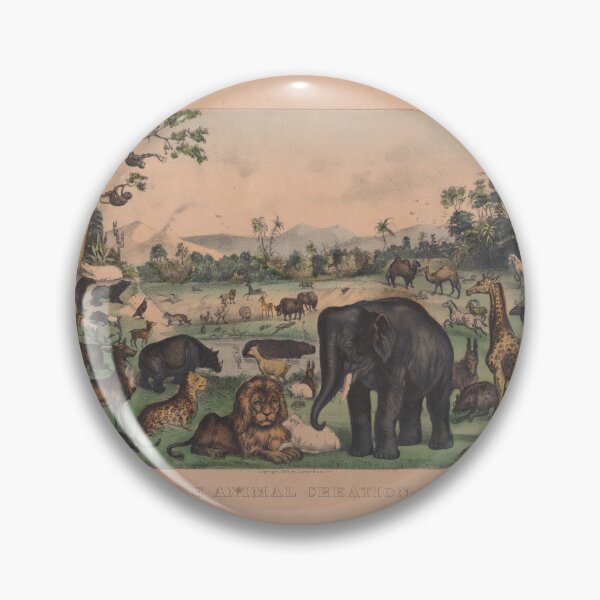 Item preview, Vintage Animal Creation 1875 Currier Ives Print designed and sold by Bart4jesus.
