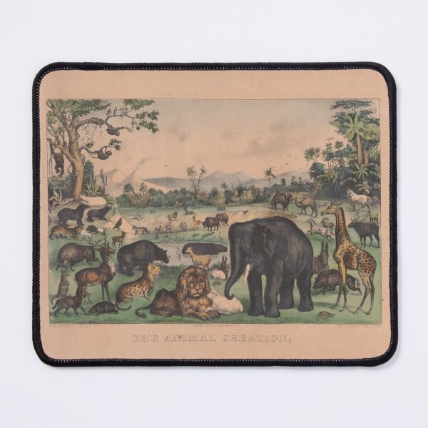 Item preview, Vintage Animal Creation 1875 Currier Ives Print designed and sold by Bart4jesus.