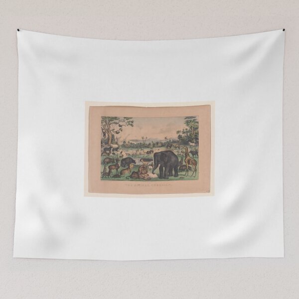 Item preview, Vintage Animal Creation 1875 Currier Ives Print designed and sold by Bart4jesus.