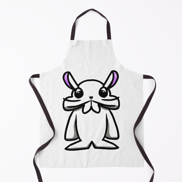 Item preview, Cute White Bunny with Big Buck Teeth – Kawaii Sticker Art designed and sold by davidmalec.