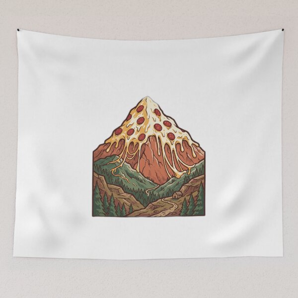 Item preview, Will Hike For Pizza Mountain Peak designed and sold by ryanguas.