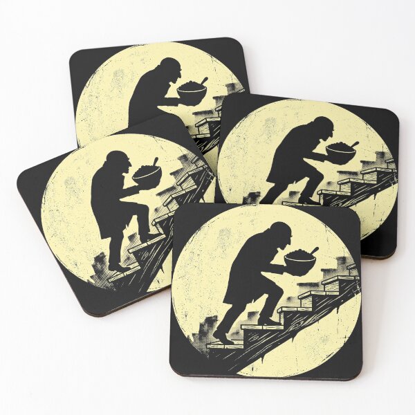 Item preview, Nosferatu Midnight Snack Funny Vampire Horror Retro Silhouette designed and sold by AdyKurniawan.