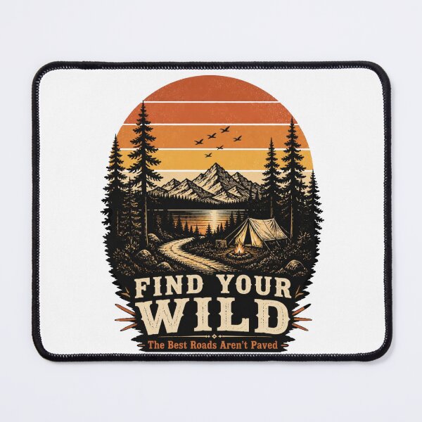 Item preview, Find Your Wild Vintage Camping designed and sold by Cavalier-org.