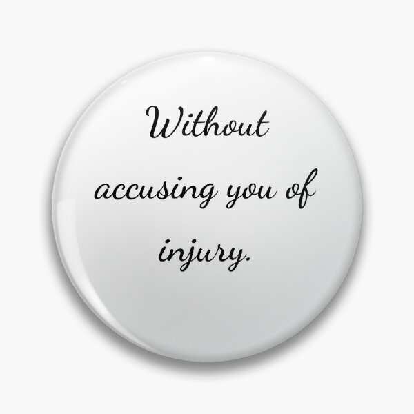 Item preview, “Without accusing you of injury.” - handwriting black designed and sold by ariksworld.