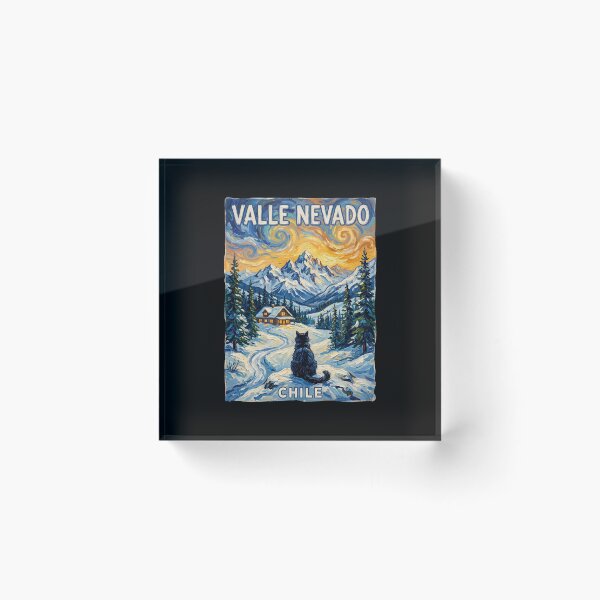 Item preview, Valle Nevado Ski Resort - Chile Skiing Souvenir designed and sold by dudelinart.