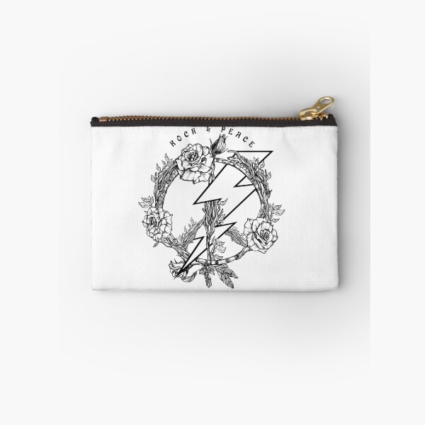 Item preview, Rock and Peace Floral Lightning Design designed and sold by The secret storage room.