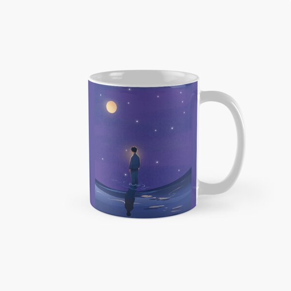 Item preview, Vintage Anime Boy Under Moonlit Starry Sky Fine Landscape  designed and sold by Rehnair.