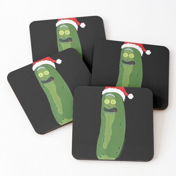 Aperçu de l'œuvre Graphismes de Noël Rick et Morty, Joyeux Rickmas avec Pickle Rick créée et vendue par MOHAMED FRASER.