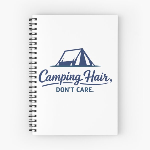 Item preview, Camping Hair Don’t Care – Funny Minimalist Camping Design designed and sold by GabeMountainArt.