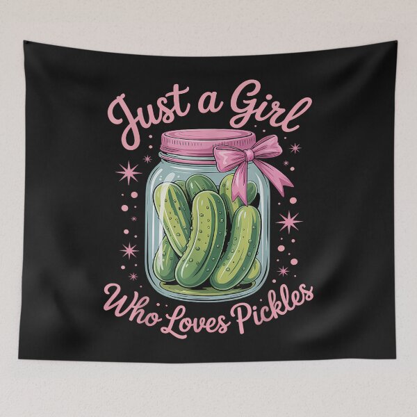 Artikelvorschau, Graphic Pickles Dillgurke Just A Girl Who Loves Pickles entworfen und verkauft von MOHAMED FRASER.