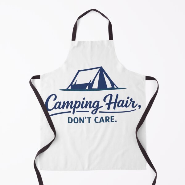 Item preview, Camping Hair Don’t Care – Funny Minimalist Camping Design designed and sold by GabeMountainArt.
