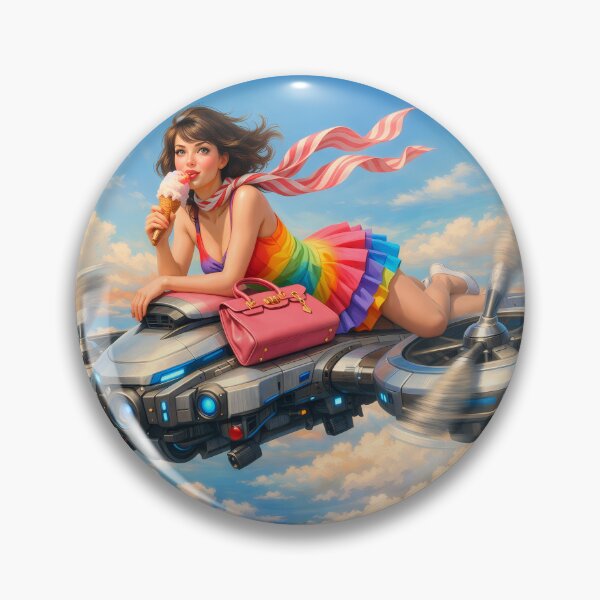 Item preview, Gelato Lover Flying Back by Drone designed and sold by m-y-A-I-A-R-T-.