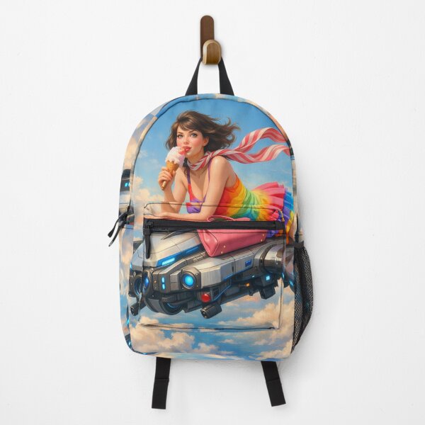 Item preview, Gelato Lover Flying Back by Drone designed and sold by M-Y-A-R-T-.