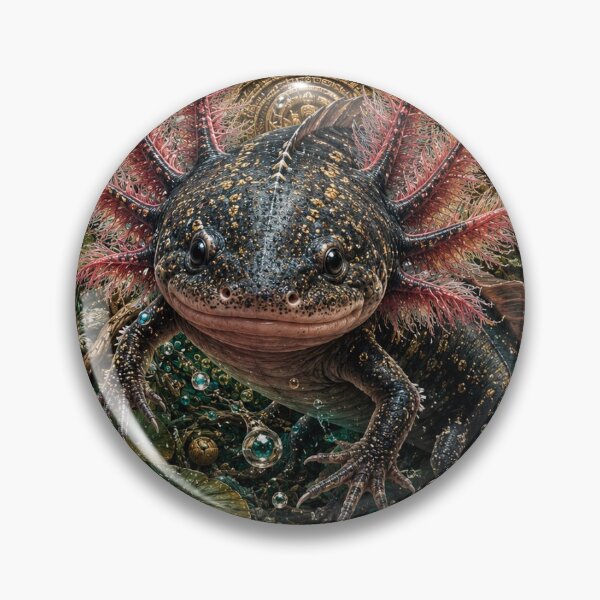 Item preview, Sacred Axolotl of Xochimilco – Ancestral Guardian of Mexican Waters designed and sold by JuanDiegoAyala.