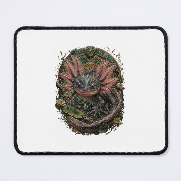 Item preview, Sacred Axolotl of Xochimilco – Ancestral Guardian of Mexican Waters designed and sold by JuanDiegoAyala.