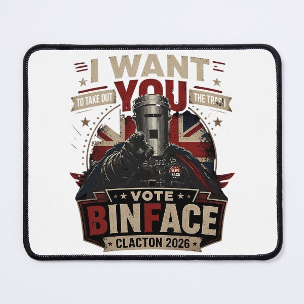 Item preview, I Want You To Take Out The Trash Vote Binface Clacton 2026 designed and sold by avaletgozzo.