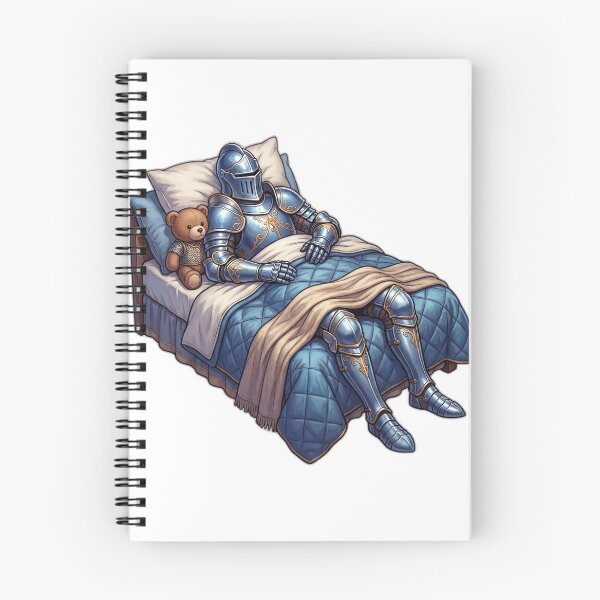 Item preview, Weekend Warrior Knight In Bed designed and sold by ryanguas.