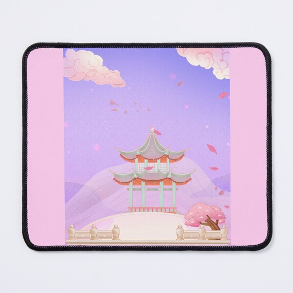 Item preview, Vintage Anime Landscape Pastel Cherry Blossom designed and sold by Rehnair.