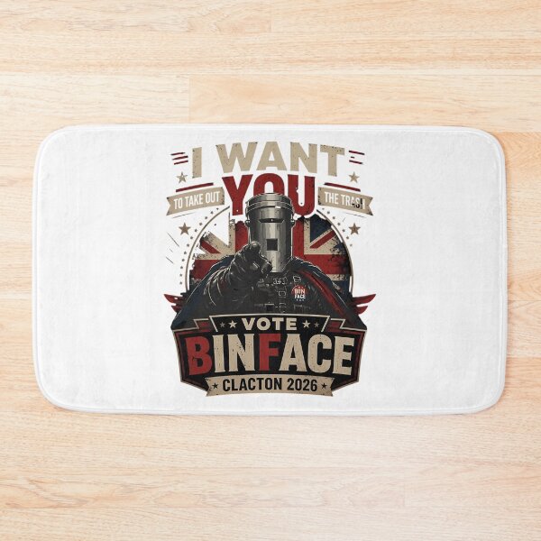 Item preview, I Want You To Take Out The Trash Vote Binface Clacton 2026 designed and sold by avaletgozzo.
