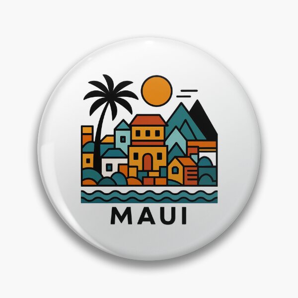 Item preview, Recuerdos de viaje de Maui, Hawái: Arte de la isla volcánica y la playa tropical. designed and sold by OzzFrequency.