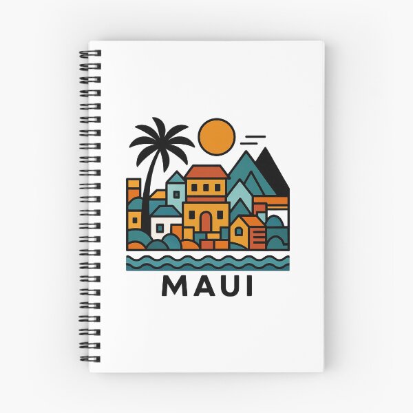 Item preview, Maui Hawaii Travel Souvenir - Volcanic Island & Tropical Beach Art designed and sold by OzzFrequency.