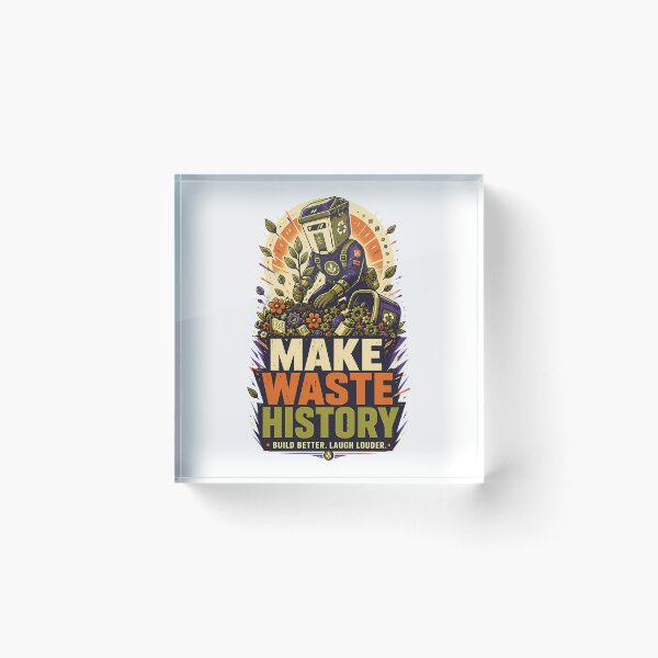 Item preview, Make Waste History Vote Count Binface designed and sold by avaletgozzo.
