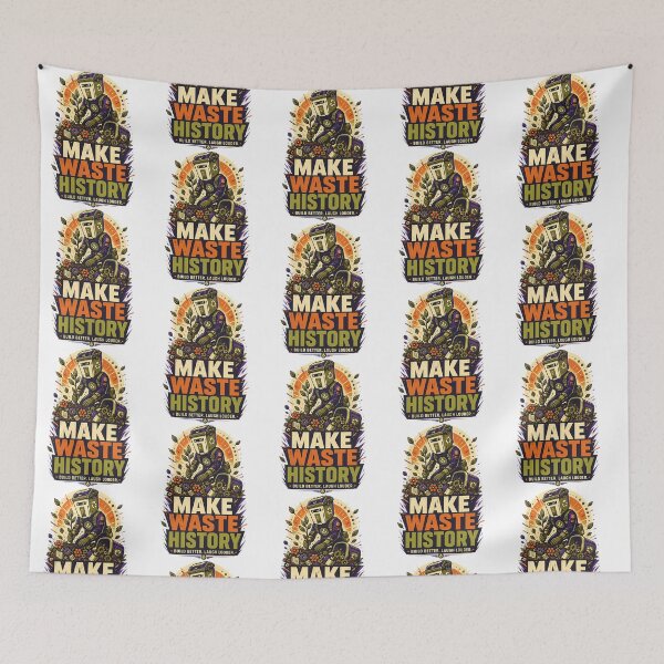 Item preview, Make Waste History Vote Count Binface designed and sold by avaletgozzo.