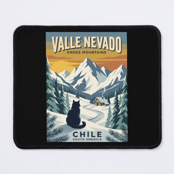 Item preview, Valle Nevado Chile Andes Ski Resort designed and sold by dudelinart.
