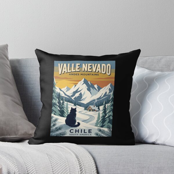 Item preview, Valle Nevado Chile Andes Ski Resort designed and sold by dudelinart.