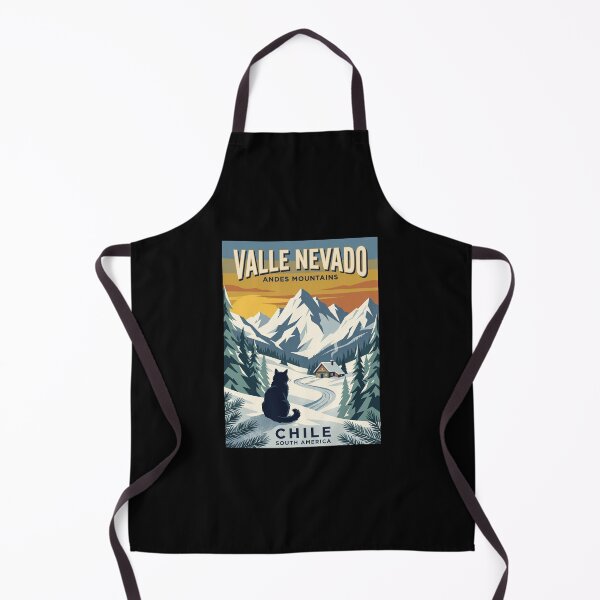 Item preview, Valle Nevado Chile Andes Ski Resort designed and sold by dudelinart.
