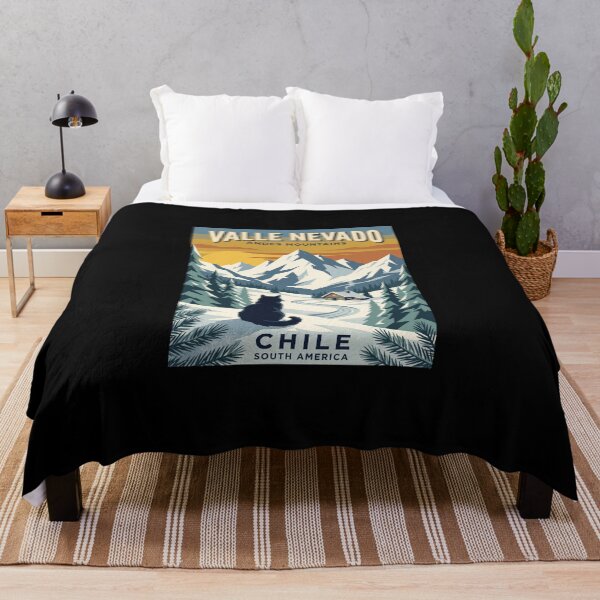 Item preview, Valle Nevado Chile Andes Ski Resort designed and sold by dudelinart.
