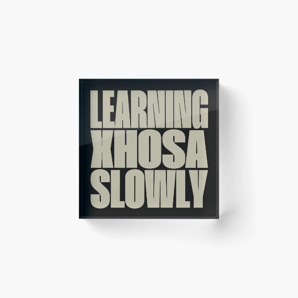 Item preview, Learning Xhosa Slowly designed and sold by MOCOPOCO.