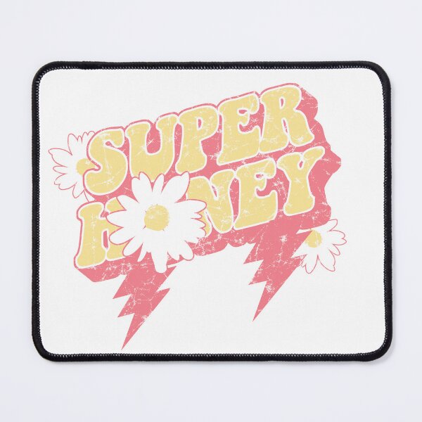 Item preview, Super Honey Retro Daisy Lightning Bolt designed and sold by The secret storage room.