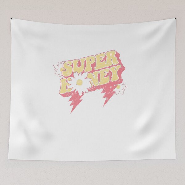 Item preview, Super Honey Retro Daisy Lightning Bolt designed and sold by The secret storage room.