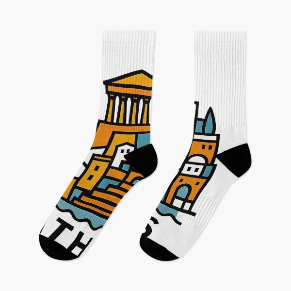 Item preview, Athens Greece Travel Souvenir - Acropolis Temple & Ancient Ruins Art designed and sold by OzzFrequency.