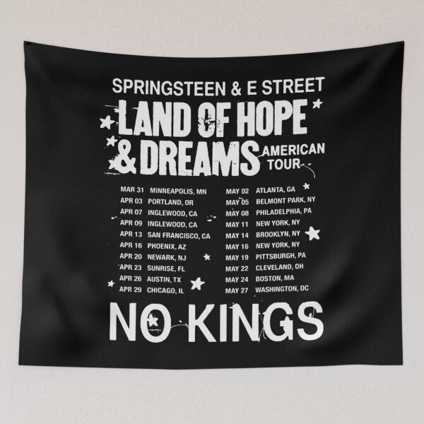 Item preview, Bruces Springsteens Land Of Hope &_ Dreams Tour 2 Sided designed and sold by wyattlinh1998.