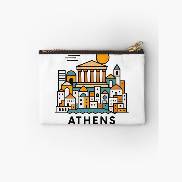 Item preview, Athens Greece Travel Souvenir - Acropolis Temple & Ancient Ruins Art designed and sold by OzzFrequency.