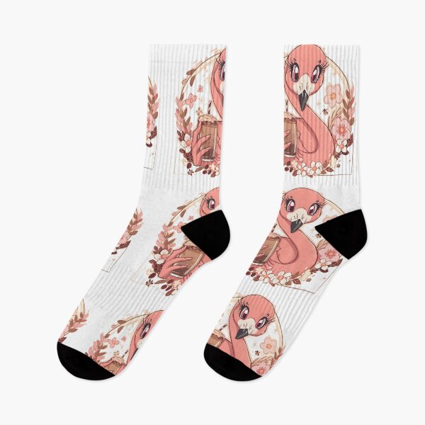 Item preview, Cute Coffee Flamingo Sticker | Kawaii Pink Flamingo with Iced Coffee | Floral Café Aesthetic Illustration designed and sold by dreamz-world.