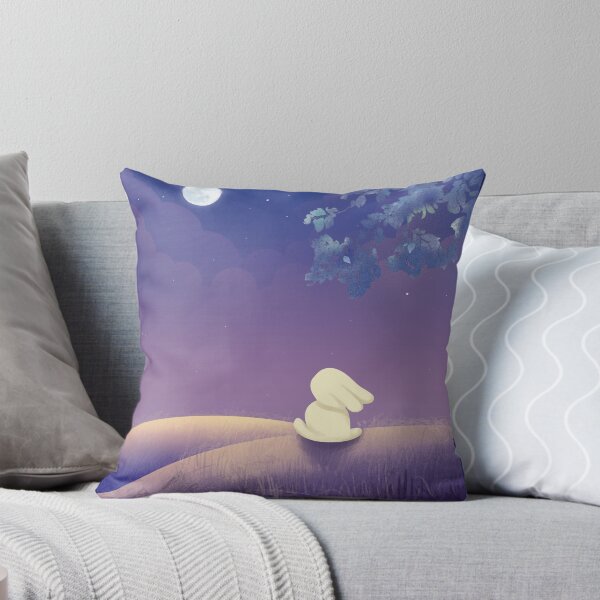 Item preview, Cute Bunny Full Moon Night Sky designed and sold by Rehnair.
