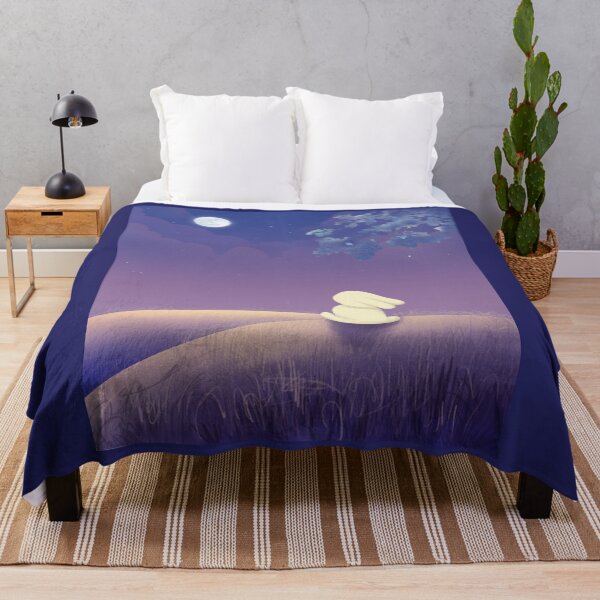 Item preview, Cute Bunny Full Moon Night Sky designed and sold by Rehnair.